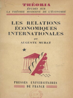 cover image of Les relations économiques internationales